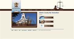 Desktop Screenshot of adamscountylaw.org