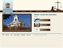 Tablet Screenshot of adamscountylaw.org